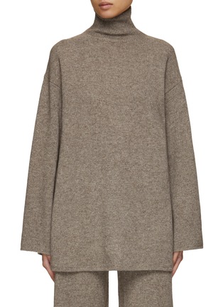Main View - Click To Enlarge - BY MALENE BIRGER - Knit High Neck Layered Top