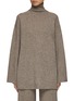 Main View - Click To Enlarge - BY MALENE BIRGER - Knit High Neck Layered Top