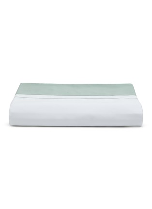Main View - Click To Enlarge - YVES DELORME - Lutece Single Size Duvet Cover — Blanc