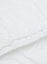 Detail View - Click To Enlarge - YVES DELORME - Roma Single Size Fitted Sheet — Blanc