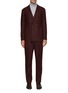 Main View - Click To Enlarge - BRUNELLO CUCINELLI - Double Breasted Pinstripe Suit