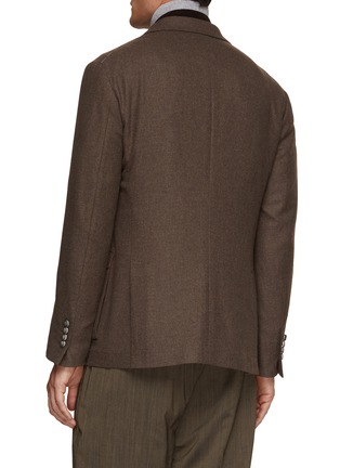 Back View - Click To Enlarge - BRUNELLO CUCINELLI - Peak Lapel Safari Jacket