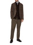 Figure View - Click To Enlarge - BRUNELLO CUCINELLI - Peak Lapel Safari Jacket