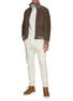 Figure View - Click To Enlarge - BRUNELLO CUCINELLI - Cardato Cashmere Long Sleeve Polo Shirt