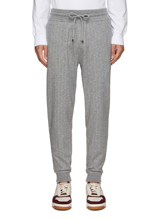 Main View - Click To Enlarge - BRUNELLO CUCINELLI - Pinstripe Jogger Pants