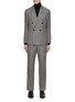 Main View - Click To Enlarge - LARDINI - Double Breasted Wool Silk Suit