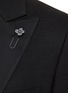 Detail View - Click To Enlarge - LARDINI - Single Breasted Wool Silk Smoking Evening Suit