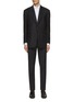 Main View - Click To Enlarge - LARDINI - Single Breasted Wool Smoking Evening Suit