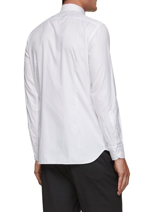 Back View - Click To Enlarge - LARDINI - Thomas Mason Royal Cotton Oxford Shirt