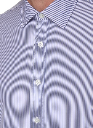  - LARDINI - Thomas Mason Journey Cotton Stripes Shirt