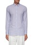Main View - Click To Enlarge - LARDINI - Thomas Mason Journey Cotton Stripes Shirt