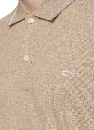  - PAUL & SHARK - Shark Logo Cotton Polo Shirt