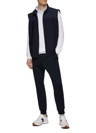 Figure View - Click To Enlarge - PAUL & SHARK - Loro Piana Silk Wool Padded Vest
