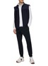 Figure View - Click To Enlarge - PAUL & SHARK - Loro Piana Silk Wool Padded Vest