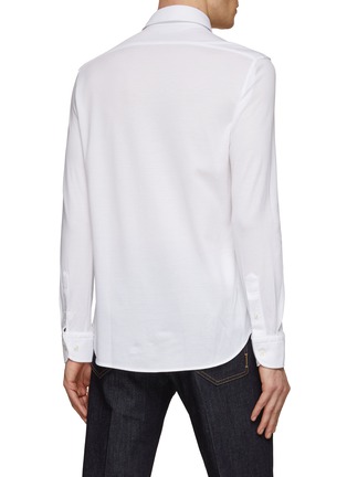 Back View - Click To Enlarge - PAUL & SHARK - Cotton Pique Shirt