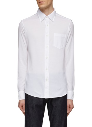 Main View - Click To Enlarge - PAUL & SHARK - Cotton Pique Shirt
