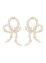 Main View - Click To Enlarge - COMPLETEDWORKS - Loop‐the‐Loop Freshwater Pearl 14K Gold Plated Sterling Silver Earrings