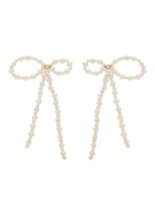 Main View - Click To Enlarge - COMPLETEDWORKS - Freshwater Pearl 14K Gold Plated Sterling Silver Mismatched Earrings