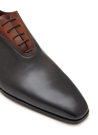 Detail View - Click To Enlarge - MAGNANNI - Plain Toe 5-Eyelet Leather Oxford Shoes