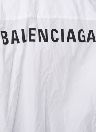  - BALENCIAGA - Logo Back Poplin Shirt