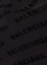 - BALENCIAGA - High Neck Logo Devoré Knit Top