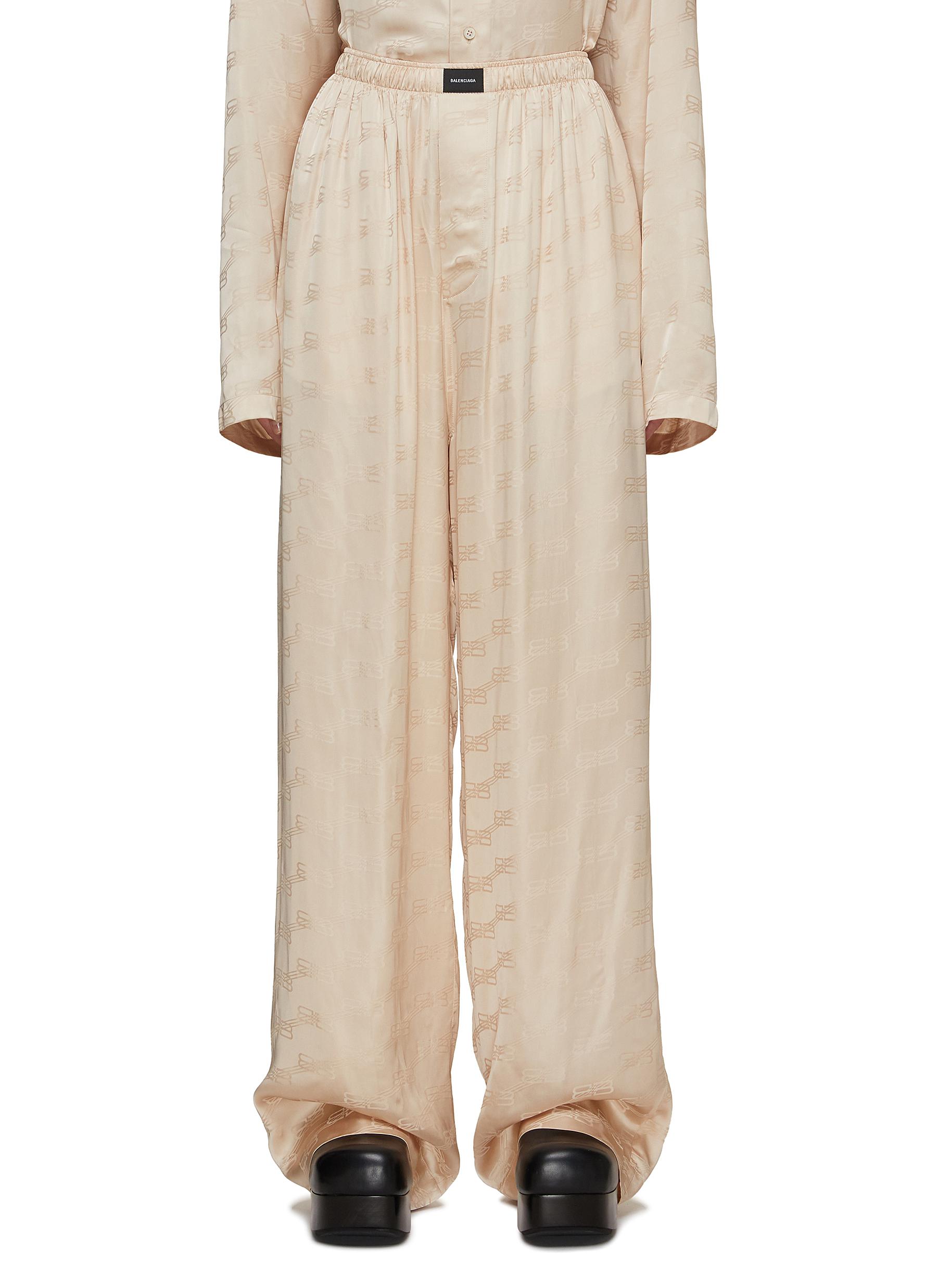 パンツ Balenciaga PYJAMA PANTS Balenciaga Bal Diagonal Allover Pyjama Pants | Saks Fifth Avenue