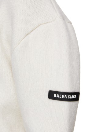  - BALENCIAGA - Logo Badge Wool Jumper