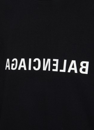 BALENCIAGA | Reverse Logo Wide Fit T-Shirt | Women | Lane Crawford