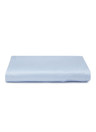Main View - Click To Enlarge - CELSO DE LEMOS - Secret Queen Size Fitted Sheet — Sky Blue
