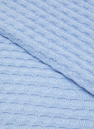 Detail View - Click To Enlarge - CELSO DE LEMOS - Wavy Throw — Sky Blue