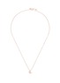 Main View - Click To Enlarge - ANYALLERIE - Diamond 18k rose gold butterfly pendant necklace