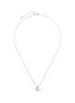 Main View - Click To Enlarge - ANYALLERIE - Diamond 18k rose gold butterfly pendant necklace