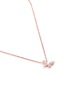Figure View - Click To Enlarge - ANYALLERIE - Diamond 18k rose gold butterfly pendant necklace