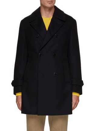 Main View - Click To Enlarge - TOMORROWLAND - Double Breasted Peak Lapel Coat
