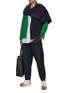 Figure View - Click To Enlarge - TOMORROWLAND - Pleated Pressed Crease Tapered Pants