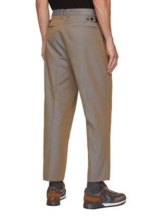 Back View - Click To Enlarge - TOMORROWLAND - Pleated Pressed Crease Tapered Pants