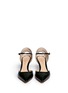 Figure View - Click To Enlarge - GIANVITO ROSSI - Cutout leather d'Orsay pumps