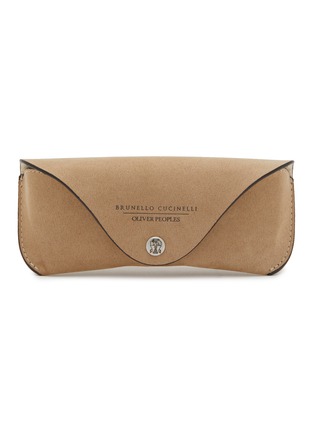 Detail View - Click To Enlarge - BRUNELLO CUCINELLI - x Oliver Peoples Acetate Phantos Sunglasses
