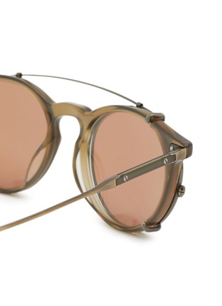 Detail View - Click To Enlarge - BRUNELLO CUCINELLI - x Oliver Peoples Acetate Phantos Sunglasses