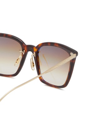 Detail View - Click To Enlarge - BRUNELLO CUCINELLI - x Oliver Peoples Acetate Pillow Sunglasses
