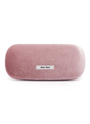 Detail View - Click To Enlarge - MIU MIU - Acetate Square Optical Glasses