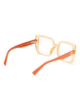 Figure View - Click To Enlarge - MIU MIU - Acetate Square Optical Glasses
