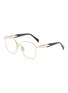 Main View - Click To Enlarge - PRADA - Metal Geometric Optical Glassess