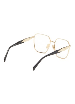 Figure View - Click To Enlarge - PRADA - Metal Geometric Optical Glassess