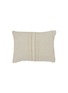 Main View - Click To Enlarge - DE LE CUONA - Haiku Fringe Linen Cushion — Husk