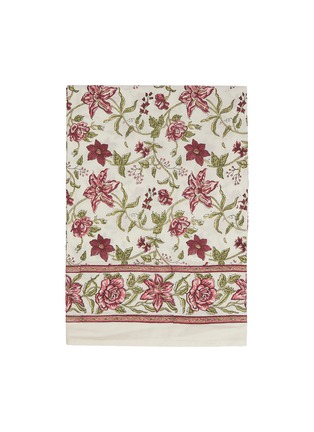 Main View - Click To Enlarge - MAISON MARGAUX - Allegra Cotton Tablecloth — Red