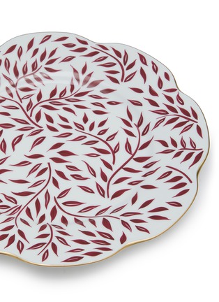 Detail View - Click To Enlarge - MAISON MARGAUX - Leaves Dinner Plate Set of 2 — Burgundy