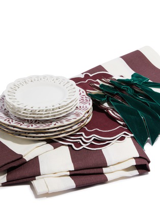 - MAISON MARGAUX - Stripe Tablecloth — Set Of 4