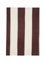 Main View - Click To Enlarge - MAISON MARGAUX - Stripe Linen Tablecloth — Burgundy