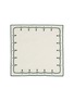 Main View - Click To Enlarge - MAISON MARGAUX - Poppy Linen Napkin Set of 2 — White/Green